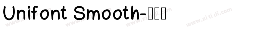 Unifont Smooth字体转换